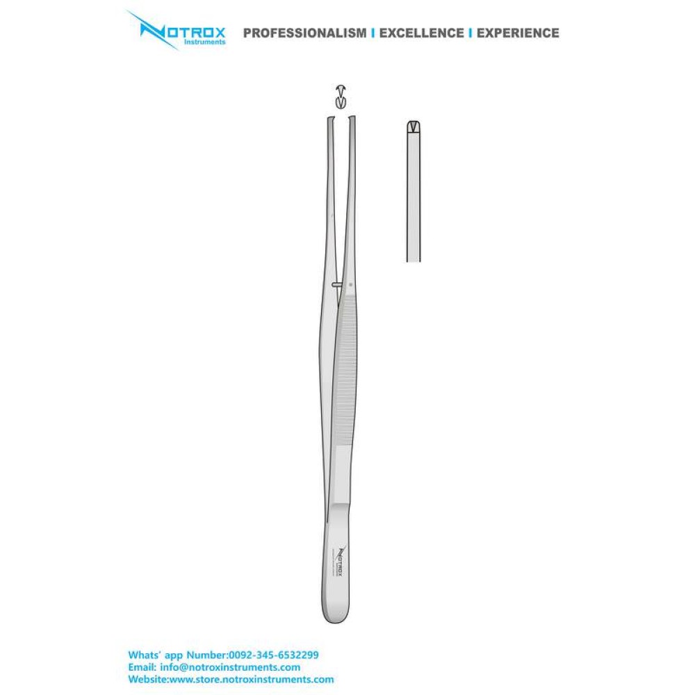 Potts Smith Tissue Forceps X Teeth