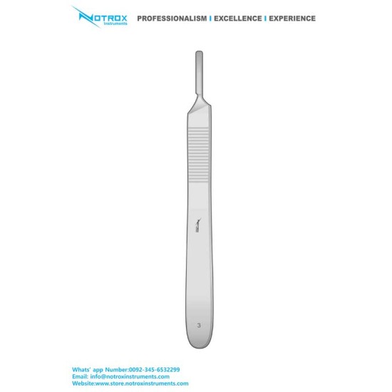 SCALPEL HANDLE, #3 STANDARD