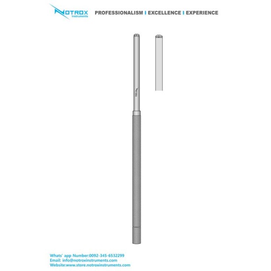 Caspar Scalpel Handle For Micro Blades, 18cm