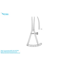 Castroviejo Caliper, 8cm, 20mm, Curved, Measuring Range