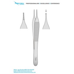 HUDSON EWALD DRESSING AND TISSUE FORCEPS, 12CM