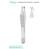 ADSON BROWN DELICATE TISSUE FORCEPS, 12CM, 7X7 TEETH, ANGLED