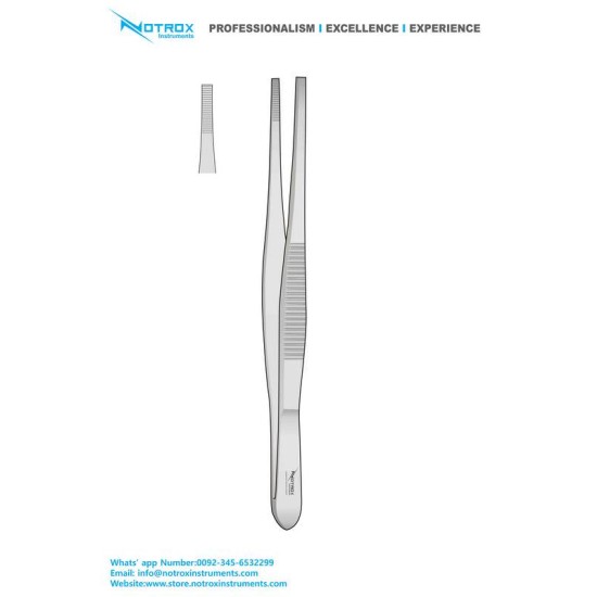 Stille Dressing Forceps, Straight