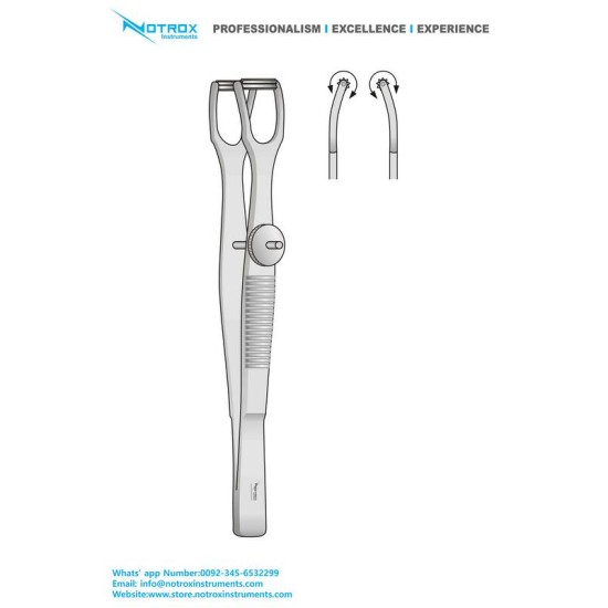 Cottle columella forceps, 11cm