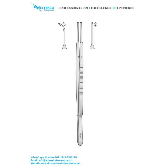 Gerald Tissue Forceps, 1X2 Teeth, 18cm