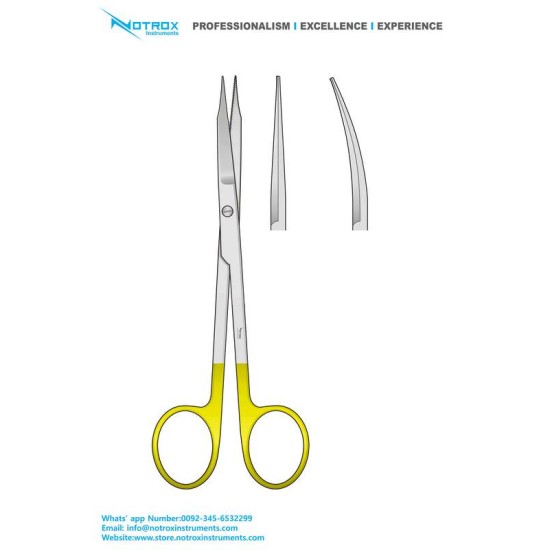 FOX GUM AND TISSUE SCISSORS, 13CM