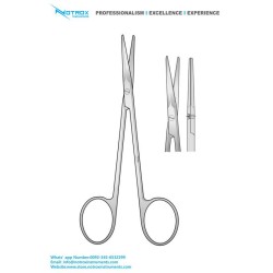 FOMON RHINOPLASTY SCISSORS, 12.5CM, WITH OUTER CUTTING, BOTH SIDES SHARP