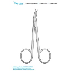 O'BRIEN STITCH SCISSORS, 9CM, ANGLED TO SIDE