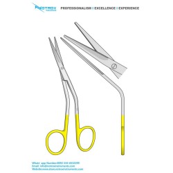 FOMON DORSAL SCISSORS, 13CM, ANGULAR