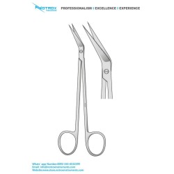 Locklin Gum Scissors, Angled, 16cm