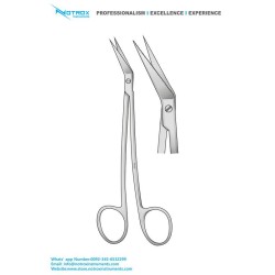 Locklin Gum Scissors, Curved, Angled, 16cm