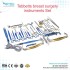 Tebbetts Breast Surgery Instruments Set, Breast Augmentation Set