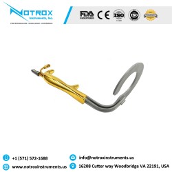 Ring breast retractor with fiber optic illumination and irrigation tube