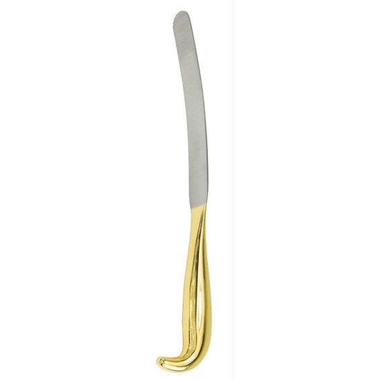 SPATULA BREAST RETRACTOR / DISSECTOR, SERRATED, 12 1/2", SEMI MALLEABLE