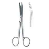 MAYO SCISSORS, SUPERCUT PLUS T.C. (TUNGSTEN CARBIDE)  17CM, CURVED