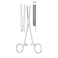 AIACH FORCEPS, 16CM, 5MM TIP