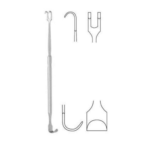 JACKSON TRACHEAL RETRACTOR, 17CM, DOUBLE ENDED