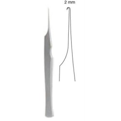 LAHEY CLINIC DURA RETRACTOR HOOK, 13CM, 2MM