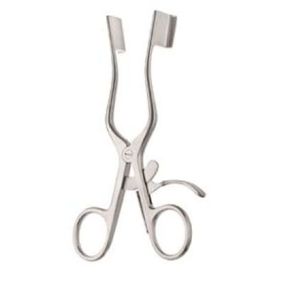 WEITLANER RETRACTOR, SOLID BLADES, 18MM DEEP, 13CM