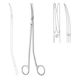 GORNEY FREEMAN SCISSORS, 23CM, S CURVED