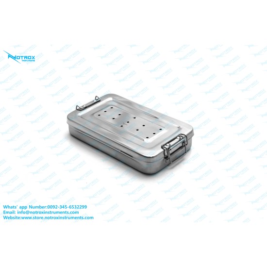 Sterilization Box Stainless Steel, 35cm X 18cm X 8cm