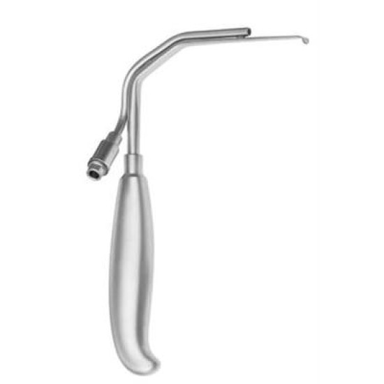 WALTER ALAR AND NASAL RETRACTOR WITH FIBER OPTIC ILLUMINATION, 18.5CM