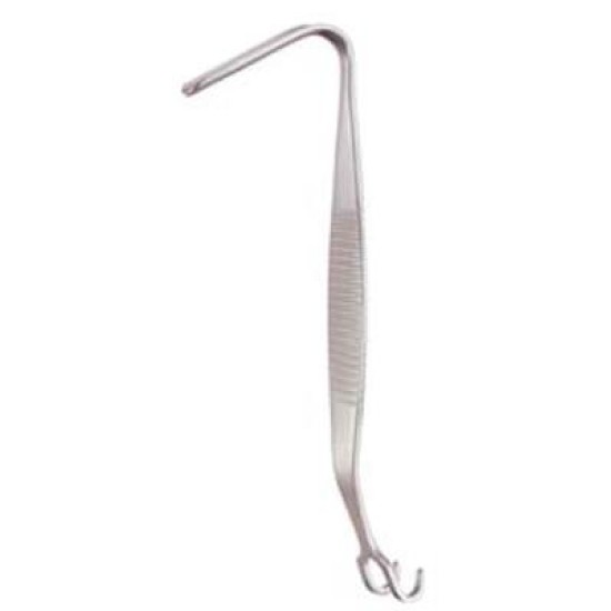 AUFRICHT WALTER NASAL RETRACTOR, 13.5CM, DOUBLE ENDED, SHARP, 42X7MM