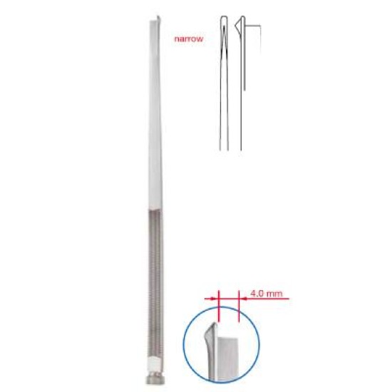 GUBISCH FANOUS NASAL OSTEOTOME, 19.5CM, NARROW, DELICATE, WITH GUIDE THORN