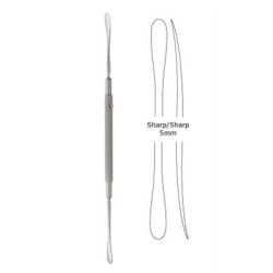 FREER RASPATORY, 19CM, 5/5MM, DOUBLE ENDED, SHARP / SHARP