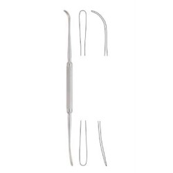 OBWEGESER FREER PERIOSTEAL ELEVATOR / RASPATORY, 21CM, 6MM SHARP / 13X6MM BLUNT