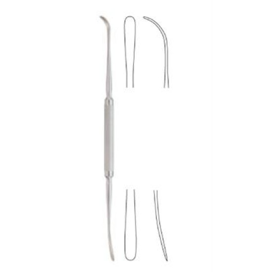 OBWEGESER FREER PERIOSTEAL ELEVATOR / RASPATORY, 21CM, 5MM SHARP / 10X5MM BLUNT