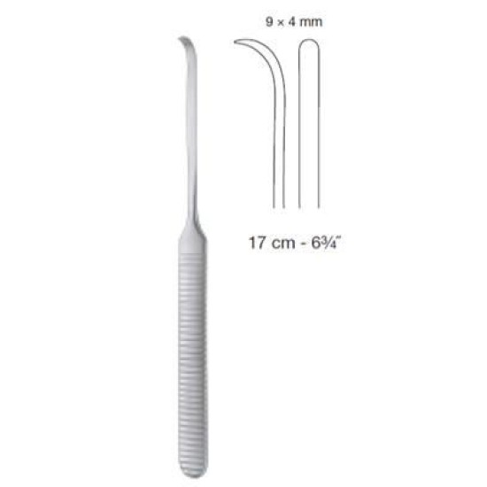 STEINHAUSER ORBITAL FLOOR RASPATORY, 17CM, 9X4MM