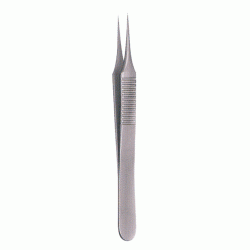 Micro Forceps, Straight, Sharp, 10.5cm