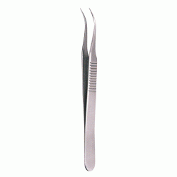 Micro Forceps, Curved, 11.5cm, Sharp