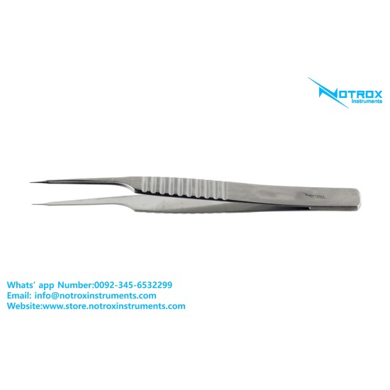 Micro Vessel Dilator, 4 1/4"(11cm), Flat Handle, Tip 5 x .1mm, Straight, Angled 10d