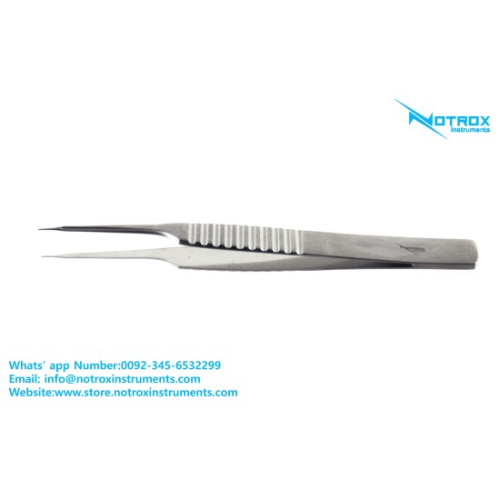 Micro Vessel Dilator, 4 1/4"(11cm), Flat Handle, Tip 5 x .2mm, Straight, Angled 10d