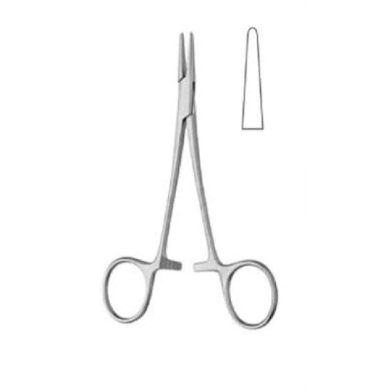 HALSEY NEEDLE HOLDER, 13.5CM, SERRATED