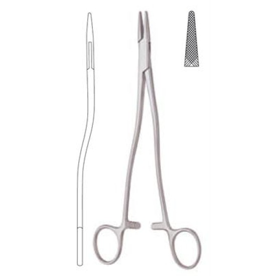 THOMSON WALKER BOZEMANN NEEDLE HOLDER, 21CM, S SHAPE