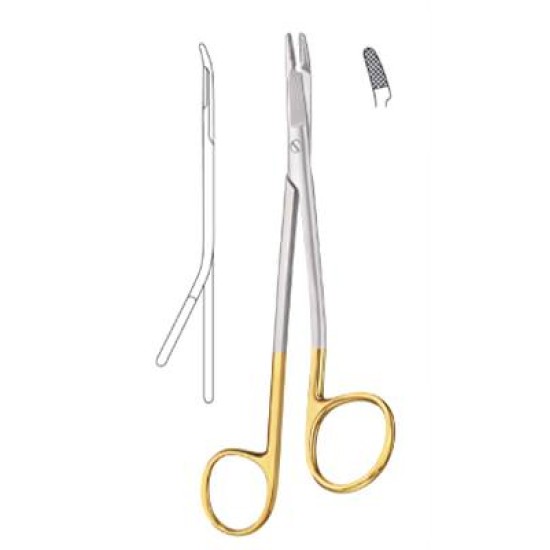 GILLIES SLIM T.C. NEEDLE HOLDER WITH SCISSORS