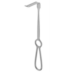 OBWEGESER SOFT TISSUE RETRACTOR, 23CM, CURVED UP