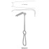 OBWEGESER ALVEOLAR (WISDOM TOOTH) RETRACTOR, 22CM, 13/23 X 70MM