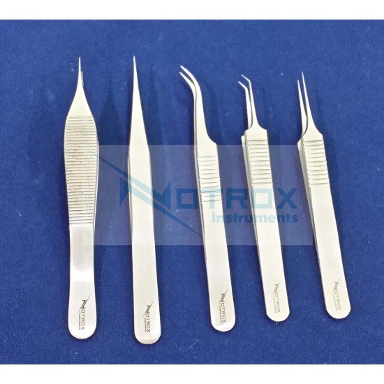 Micro Forceps Set of 5 Pieces