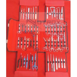 Plastic Surgery Instruments Kit with 56 Pcs Assorted